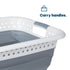 Foldaway Laundry Basket- Grey